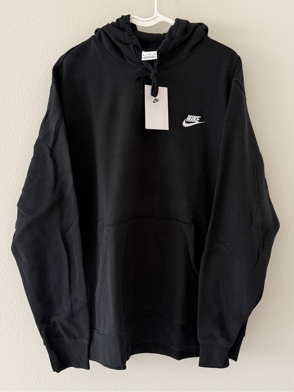 Nike Sportswear Club Fleece
Pullover Hoodie Black Men’s Hooded Sweatshirt Staple - Picture 14 of 14